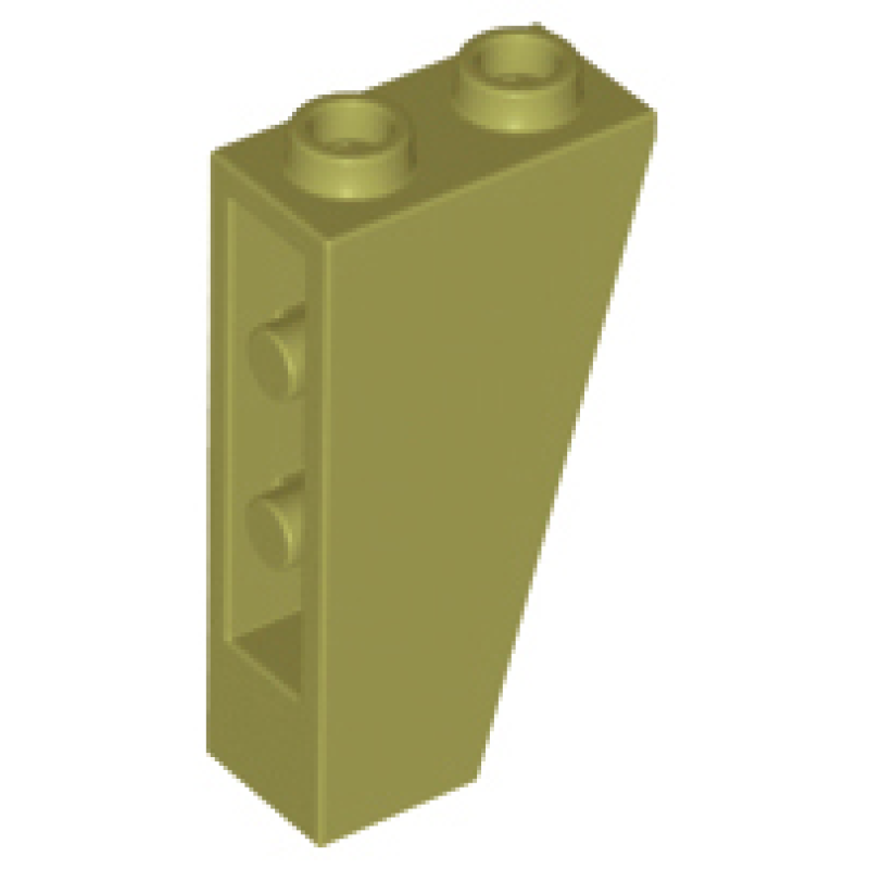 Dakpan, Omgekeerd 75° 2x1x3 Olive Green